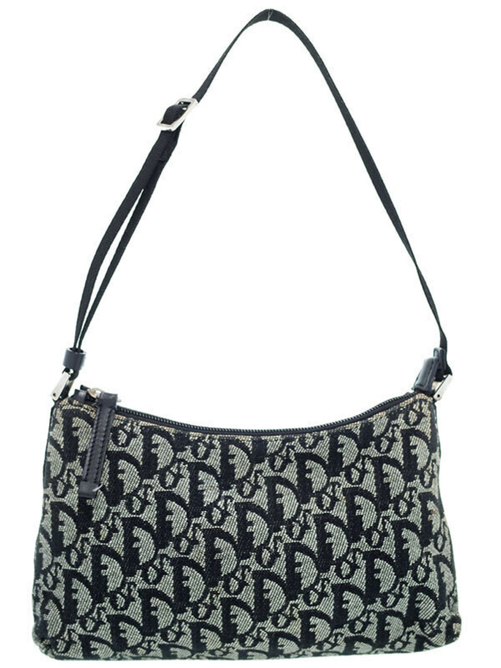 Christian Dior Trotter Pochette Shoulder Bag blue black